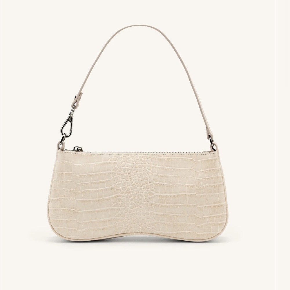JW PEI Eva Shoulder Bag - Ivory Croc